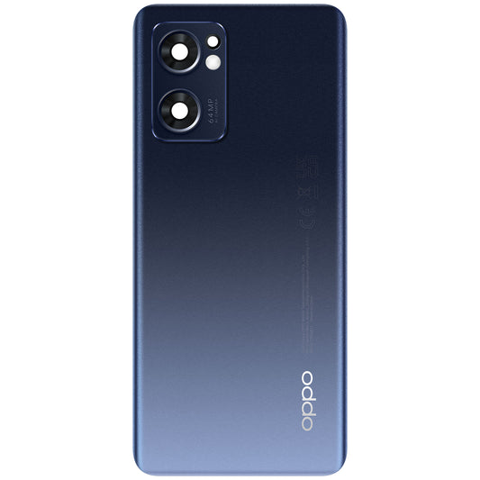 Κάλυμμα μπαταρίας Oppo Find X5 Lite / Reno7 5G, Starlight Black, Ανταλλαγή