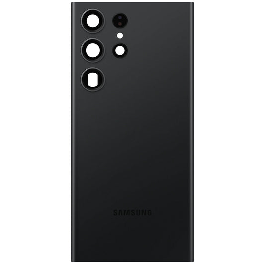 Καπάκι μπαταρίας Samsung Galaxy Galaxy S23 Ultra S918, μαύρο (Phantom Black), πακέτο σέρβις GH82-30400A