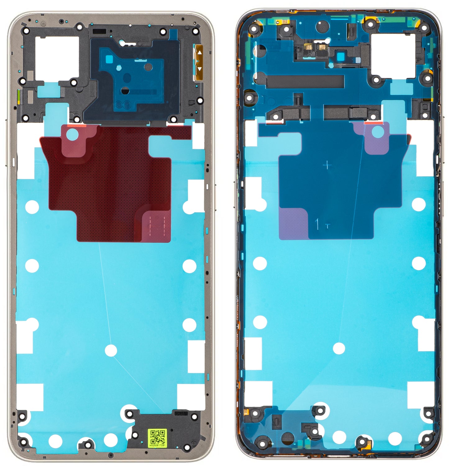 Θήκη Μέσης Honor X7d 5G, Χρυσό (Desert Gold), Service Pack 9707ACDS