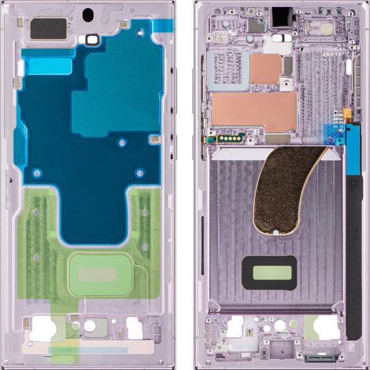 Θήκη Mijloc Samsung Galaxy S23 Ultra S918, βιολετί (λεβάντα), πακέτο σέρβις GH96-15833D