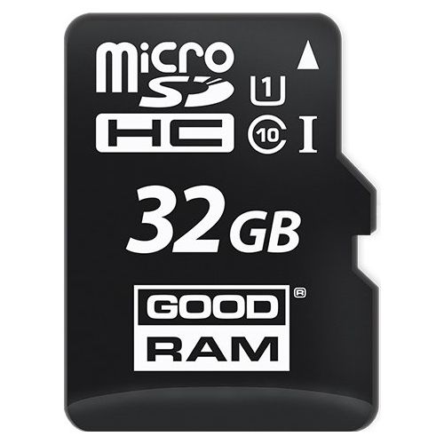Κάρτα Μνήμης microSDHC GoodRam, 32Gb, Κατηγορία 10 / UHS-1 U1, Με Αντάπτορα