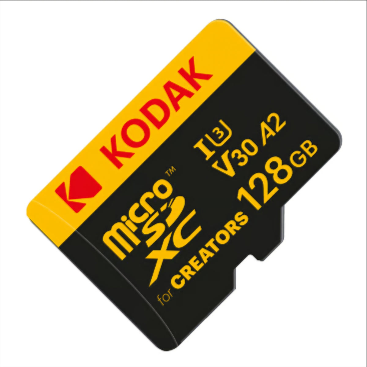 Κάρτα Μνήμης microSDXC Kodak for Creators, 128Gb, Κατηγορία 10 / UHS-1 U3, Με Αντάπτορα EKMSDM128GXCU3CR