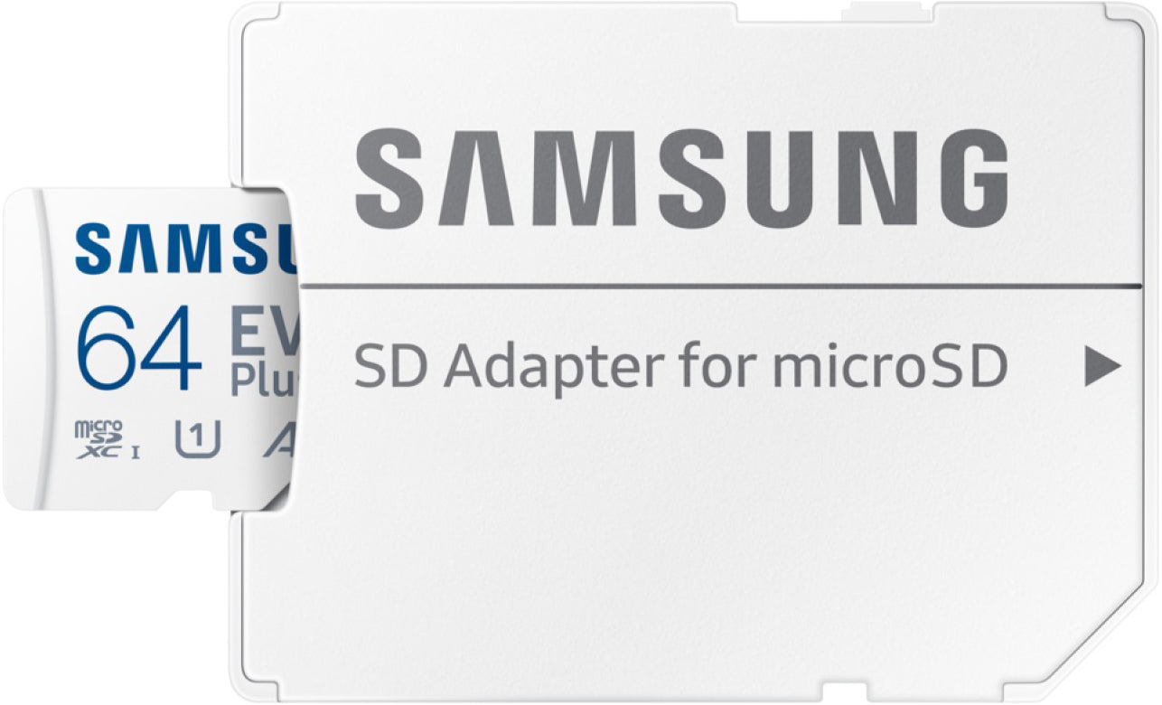 Κάρτα Μνήμης microSDXC Samsung Evo Plus, 64Gb, Κλάση 10 / UHS-1 U1, Με Αντάπτορα MB-MC64SA/EU
