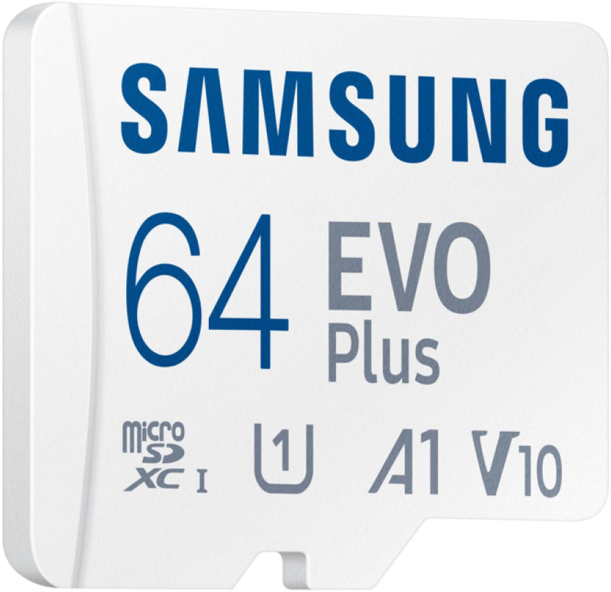 Κάρτα Μνήμης microSDXC Samsung Evo Plus, 64Gb, Κλάση 10 / UHS-1 U1, Με Αντάπτορα MB-MC64SA/EU