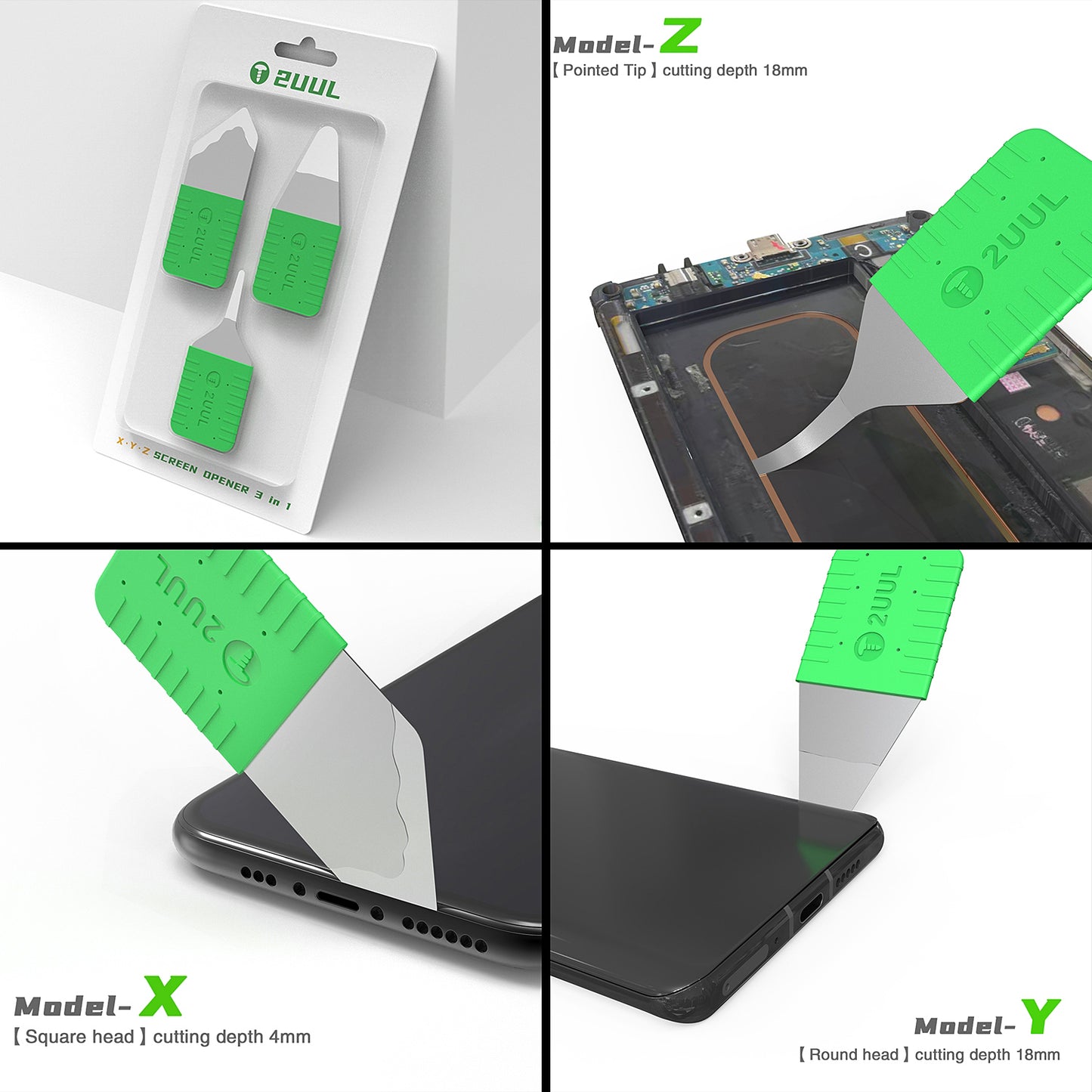 Clips Μεταλλικό 2UUL DA91, 3σε1