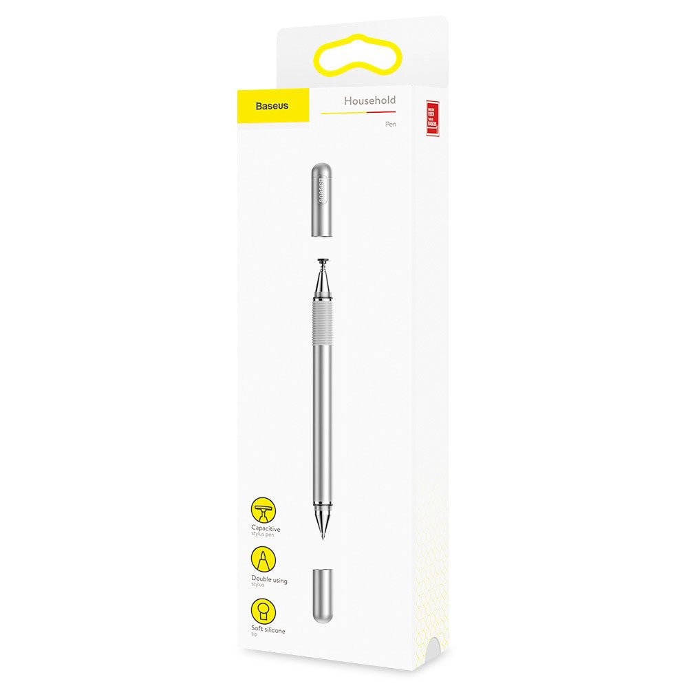 Touch Pen Baseus 2in1, Ασημί ACPCL-0S