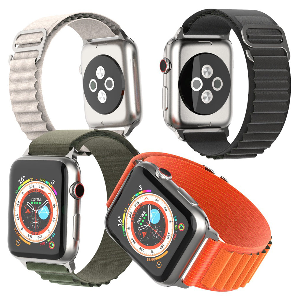 Λουράκι Ανδρικό Techsuit W037 για Apple Watch 42mm / 41mm / 40mm / 38mm Series, Πορτοκαλί