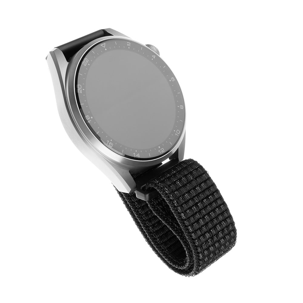 Λουράκι Fixed Nylon για Huawei Watch / Xiaomi Watch Series, 22mm, Ματ Μαύρο