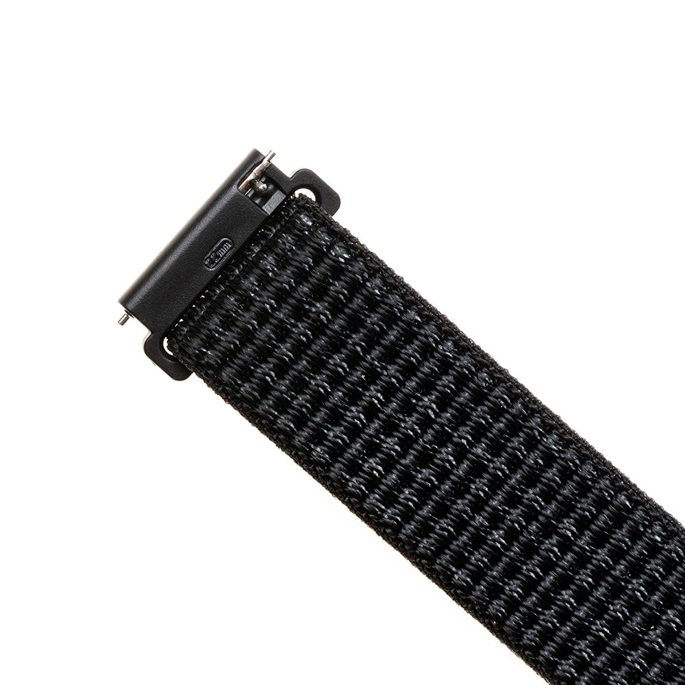 Λουράκι Fixed Nylon για Huawei Watch / Xiaomi Watch Series, 22mm, Ματ Μαύρο