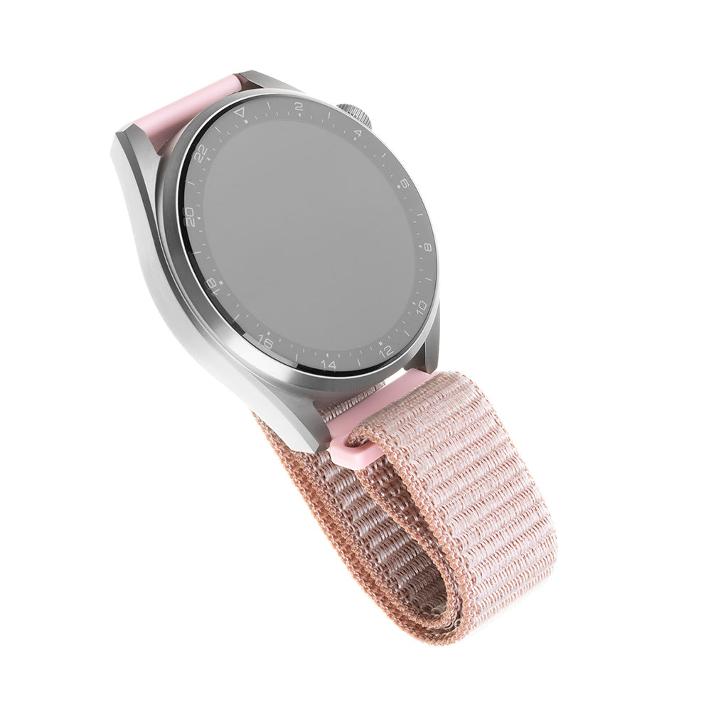 Λουράκι Fixed Nylon για Samsung Galaxy Watch / Huawei Watch Series, 20mm, Ροζ Χρυσό