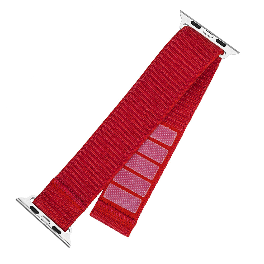 Λουράκι Fixed Nylon Sporty για Apple Watch 42mm / 41mm / 40mm / 38mm Series, Κόκκινο