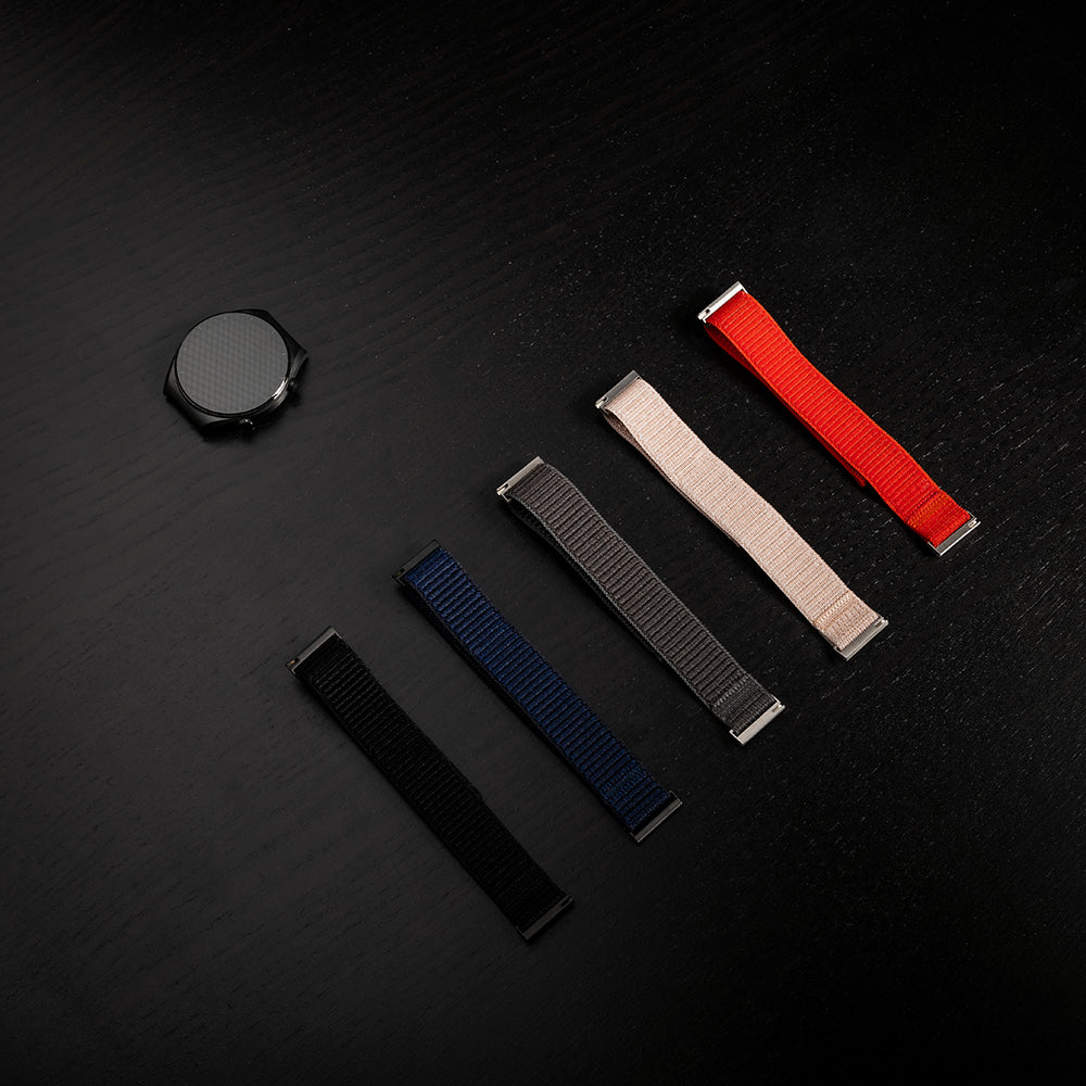 Λουράκι Fixed Nylon Sporty για Huawei Watch / Xiaomi Watch Series, 22mm, Σκούρο Γκρι