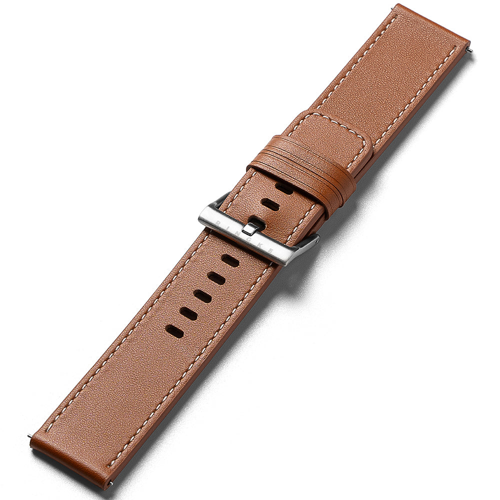 Λουράκι Ringke One Basic Bold για Fossil Watch / Mobvoi Watch / Suunto Watch Series, 24mm, Καφέ