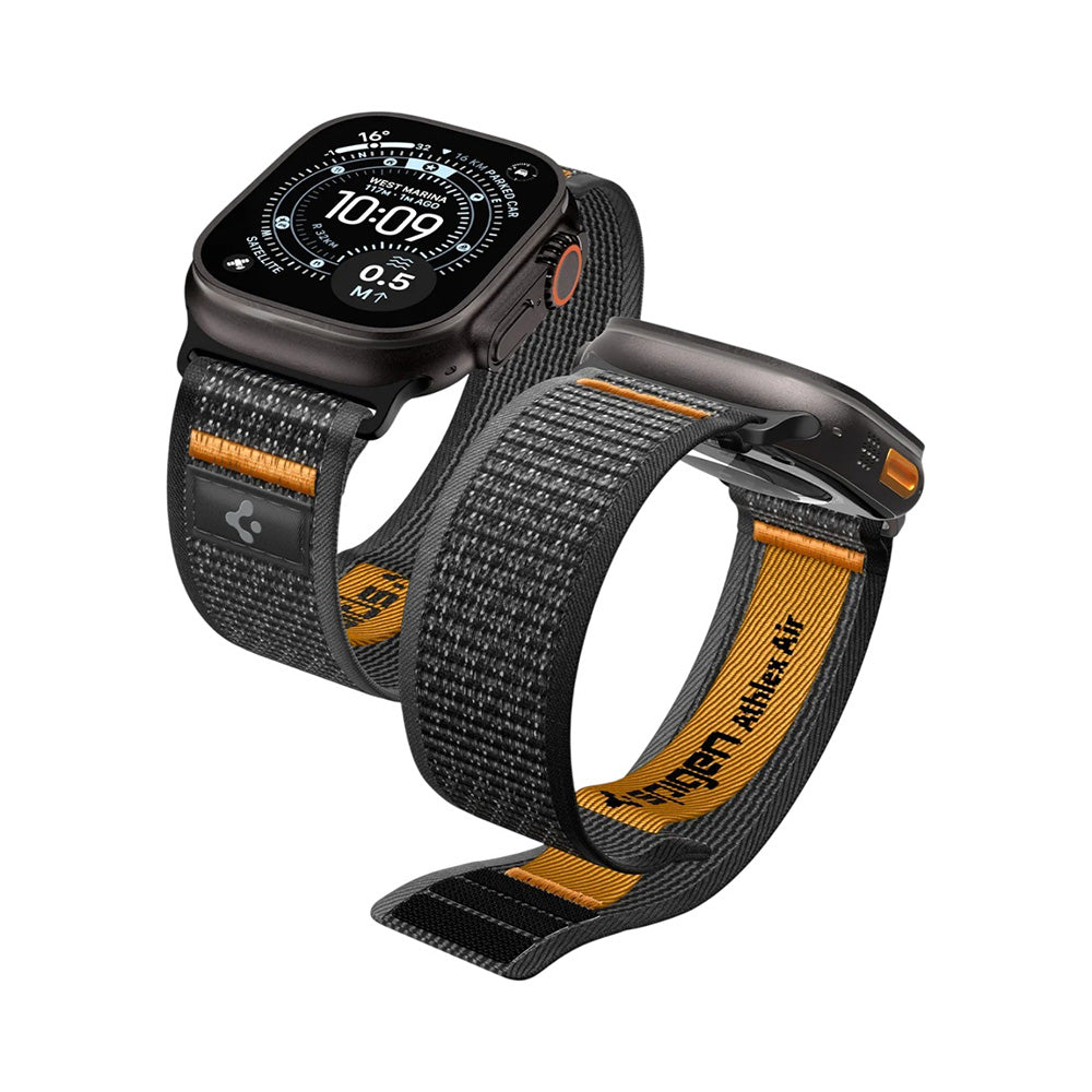 Λουράκι Spigen Athlex Air 2 για Apple Watch 49mm / 46mm / 45mm / 44mm Series, Πορτοκαλί AMP10607