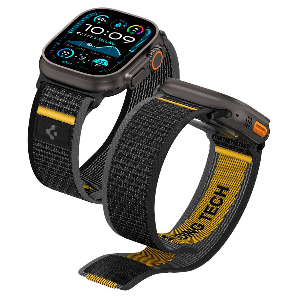 Λουράκι Spigen Athlex Air για Apple Watch 49mm / 46mm / 45mm / 44mm Series, Μαύρο AMP09033