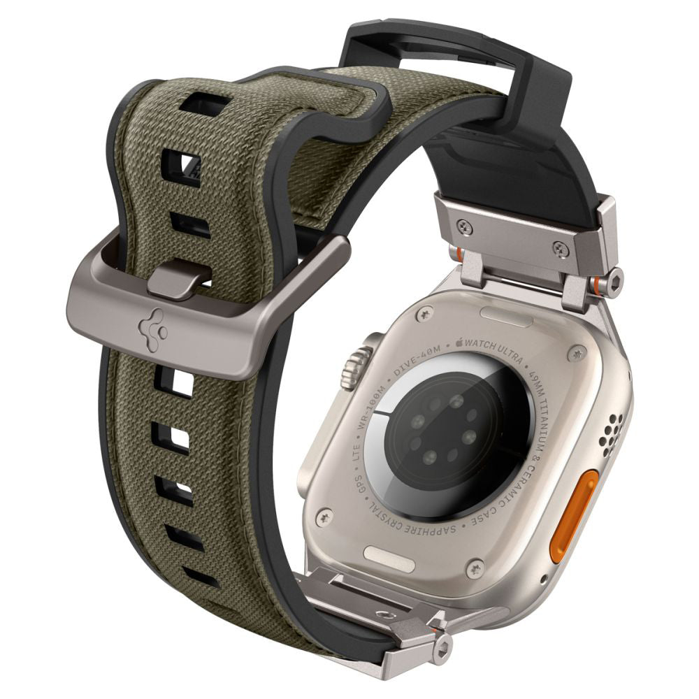 Spigen DuraPro Armor Strap for Apple Watch 49mm / 46mm / 45mm / 44mm / 42mm Series, Green AMP09102