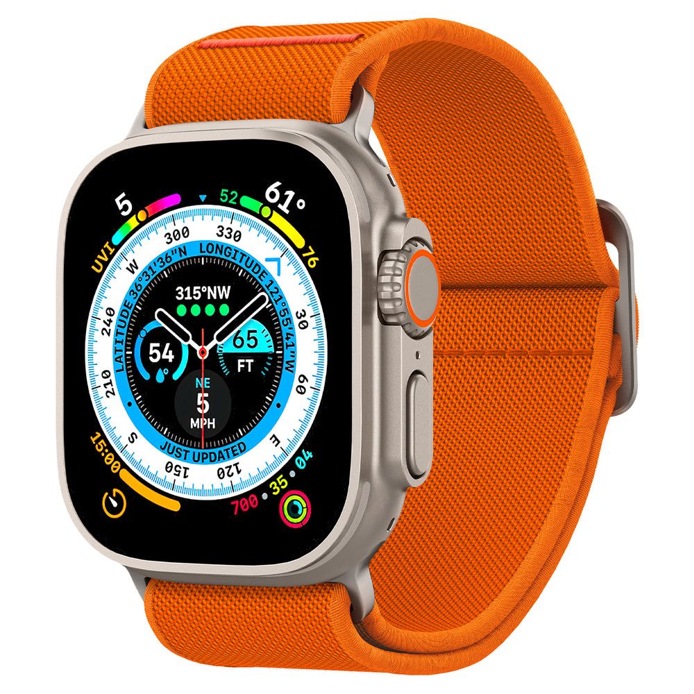 Λουράκι Spigen Fit Lite Ultra για Apple Watch 49mm / 46mm / 45mm / 44mm / 42mm Series, Πορτοκαλί AMP05986