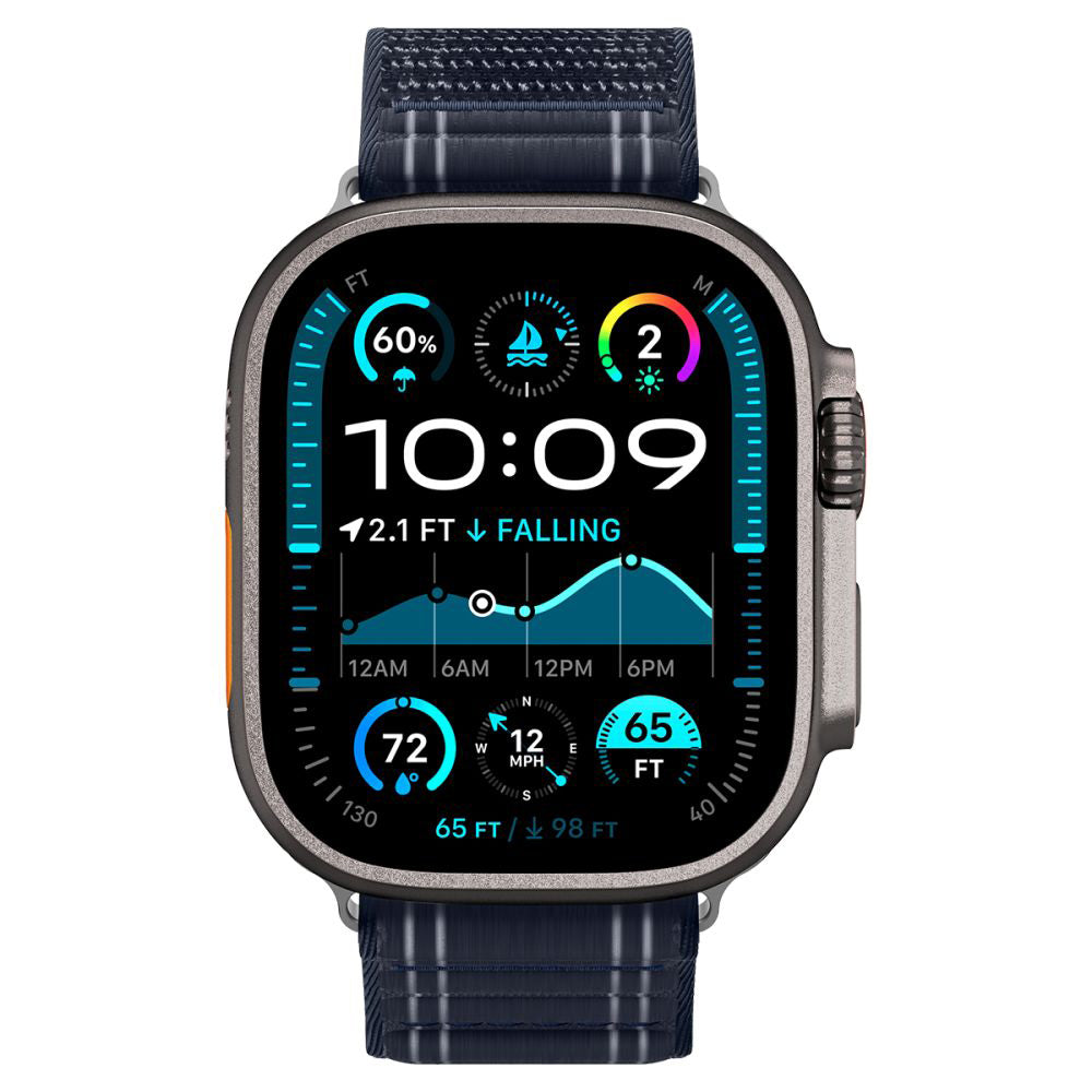 Λουράκι Spigen WBF0 για Apple Watch 49mm / 46mm / 45mm / 44mm Series, Μπλε Σκούρο AMP10143