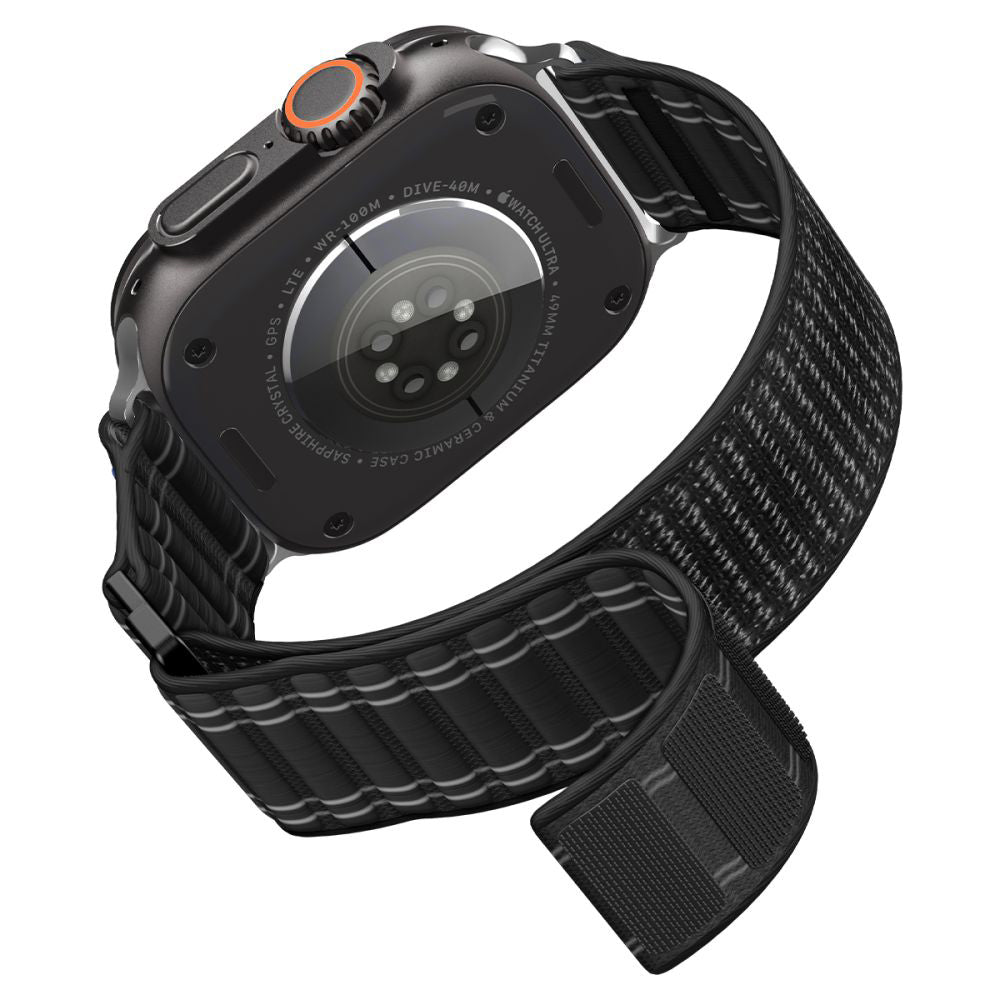 Λουράκι Spigen WBF0 για Apple Watch 49mm / 46mm / 45mm / 44mm Series, Μαύρο AMP10141