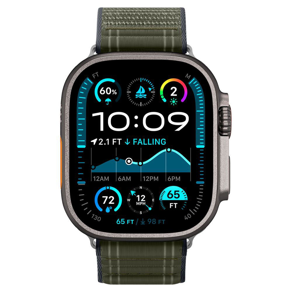 Λουράκι Spigen WBF0 για Apple Watch 49mm / 46mm / 45mm / 44mm Series, Πράσινο AMP10142