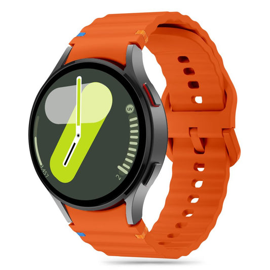 Αθλητικό λουράκι σιλικόνης Tech-Protect για Samsung Galaxy Watch7 / Watch FE / Watch6 / Watch5 / Watch4 Series, πορτοκαλί
