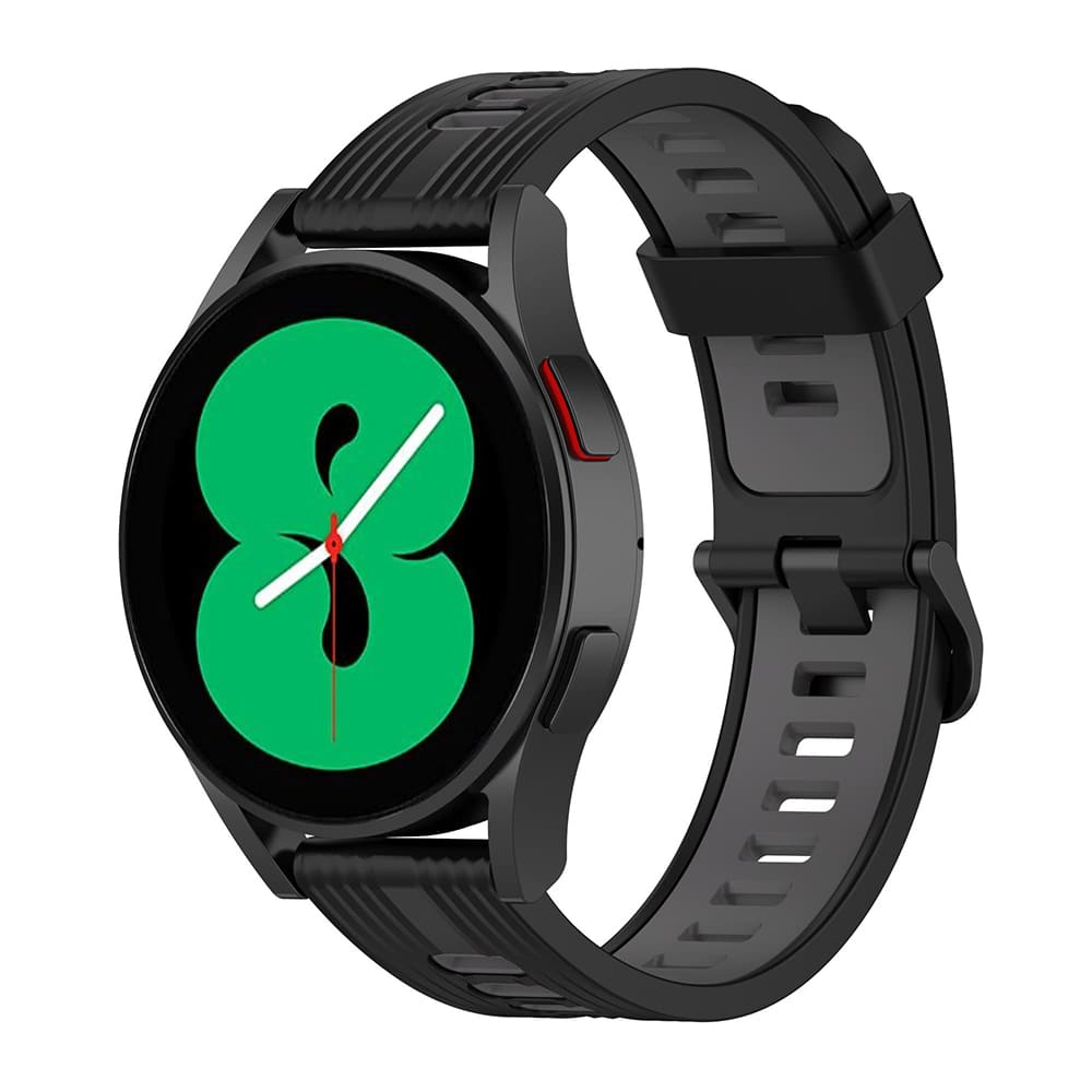 Λουράκι Techsuit W002 για Huawei Watch / Xiaomi Watch Series, 22mm, Μαύρο