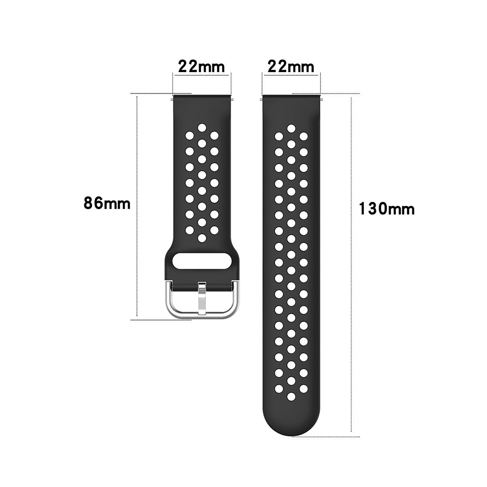 Λουράκι Techsuit W004 για Samsung Galaxy Watch / Huawei Watch Series, 22mm, Σκούρο Μπλε