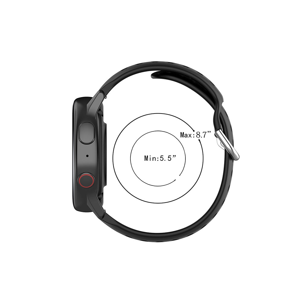 Λουράκι Techsuit W004 για Samsung Galaxy Watch / Huawei Watch Series, 22mm, Σκούρο Μπλε