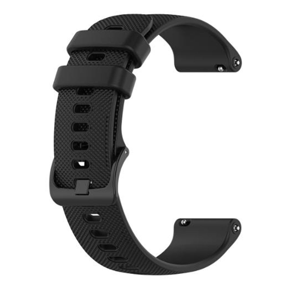 Λουράκι Techsuit W006 για Huawei Watch / Garmin Watch Series, 18mm, Μαύρο