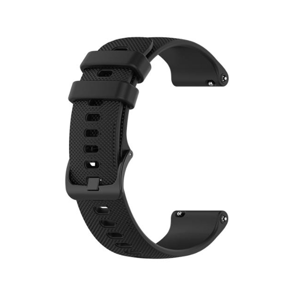 Λουράκι Techsuit W006 για Samsung Galaxy Watch / Huawei Watch Series, 20mm, Μαύρο