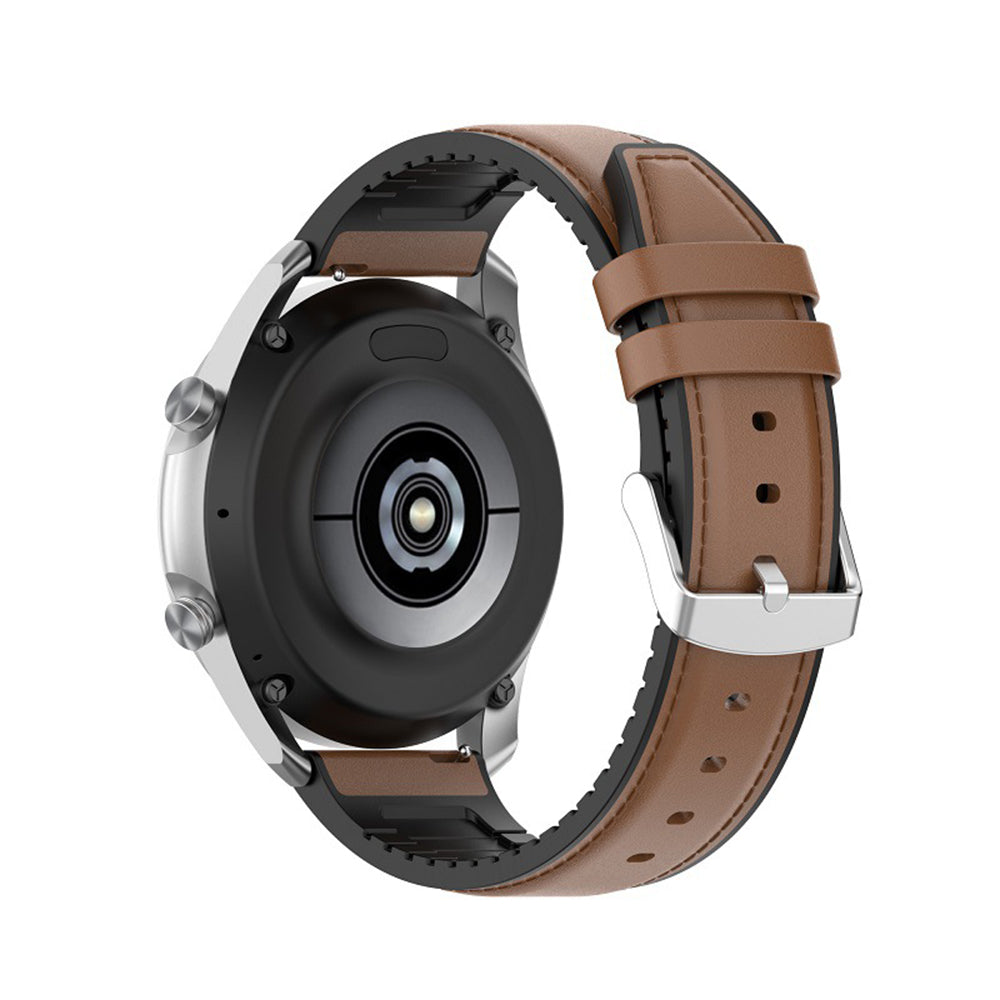 Λουράκι Techsuit W007 για Samsung Galaxy Watch / Huawei Watch Series, 22mm, Καφέ