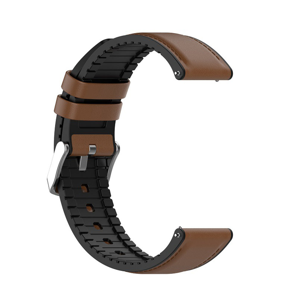 Λουράκι Techsuit W007 για Samsung Galaxy Watch / Huawei Watch Series, 22mm, Καφέ