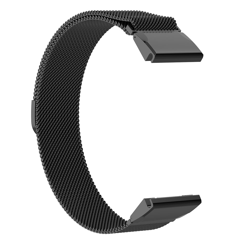 Λουράκι Techsuit W009 για Garmin Instinct / Approach / Fenix Watch Series, 20mm, Μαύρο
