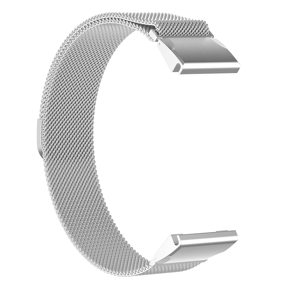 Λουράκι Techsuit W009 για Garmin Watch Fenix / Forerunner Series, 22mm, Ασημί