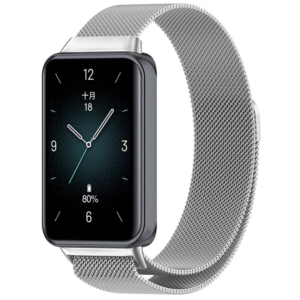 Techsuit W009 Strap for Honor Band 9, Silver