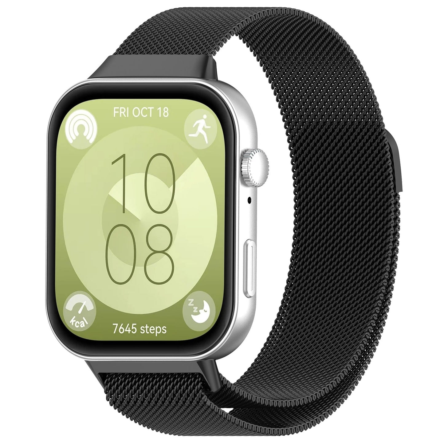 Λουράκι Techsuit W009 για Huawei Watch Fit 4 Pro / Fit 4 / Fit 3, Μαύρο