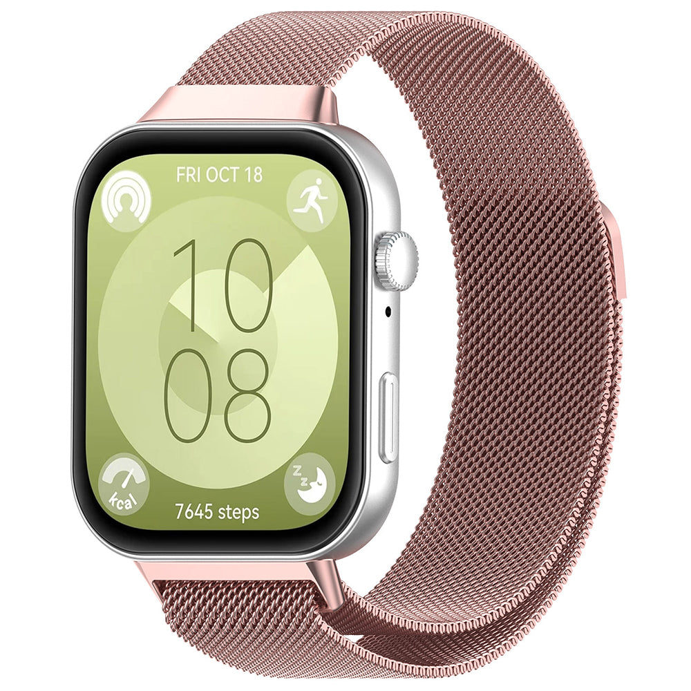 Λουράκι Techsuit W009 για Huawei Watch Fit 4 Pro / Fit 4 / Fit 3, Ροζ