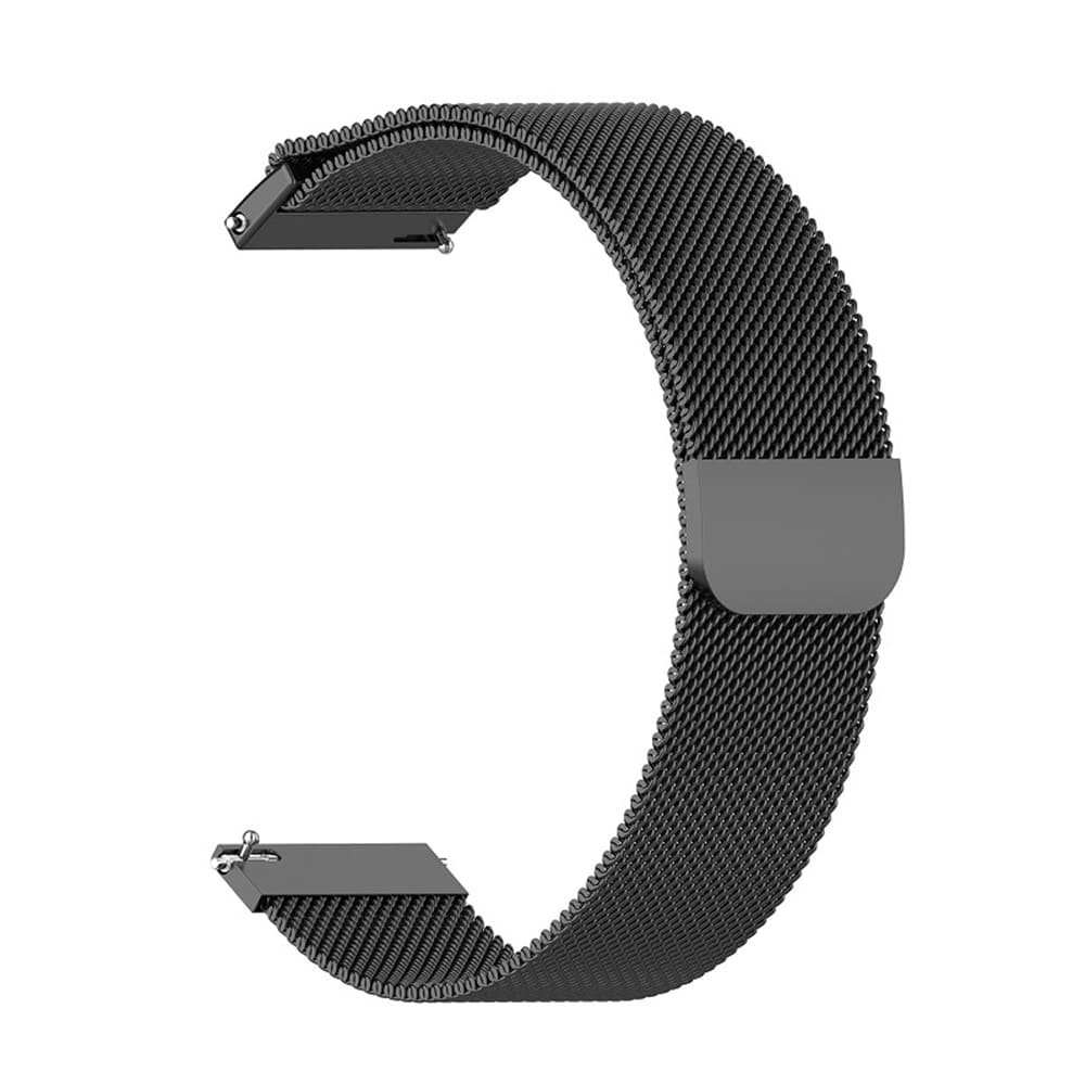 Λουράκι Techsuit W009 για Samsung Galaxy Watch / Huawei Watch Series, 22mm, Μαύρο
