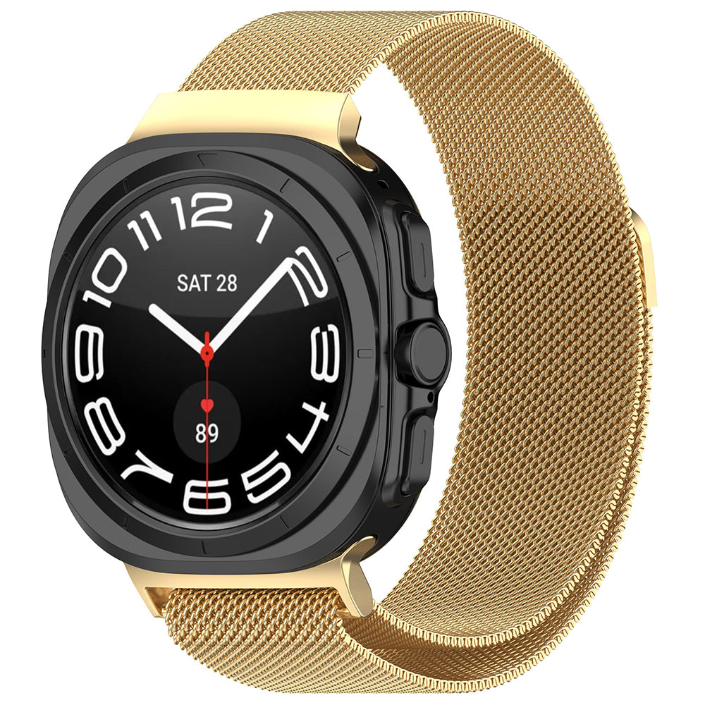 Λουράκι Techsuit W009 για Samsung Galaxy Watch Ultra, Χρυσό
