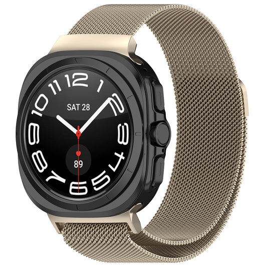 Λουράκι Techsuit W009 για Samsung Galaxy Watch Ultra, Μπεζ
