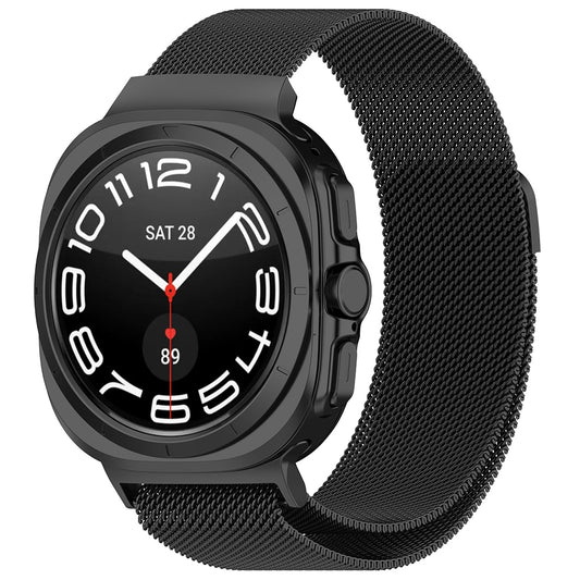 Λουράκι Techsuit W009 για Samsung Galaxy Watch Ultra, Μαύρο