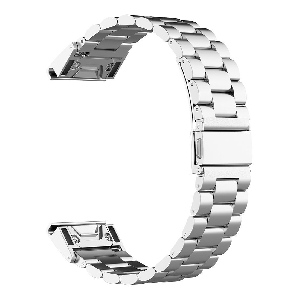 Λουράκι Techsuit W010 για Garmin Watch Fenix / Forerunner Series, 22mm, Ασημί