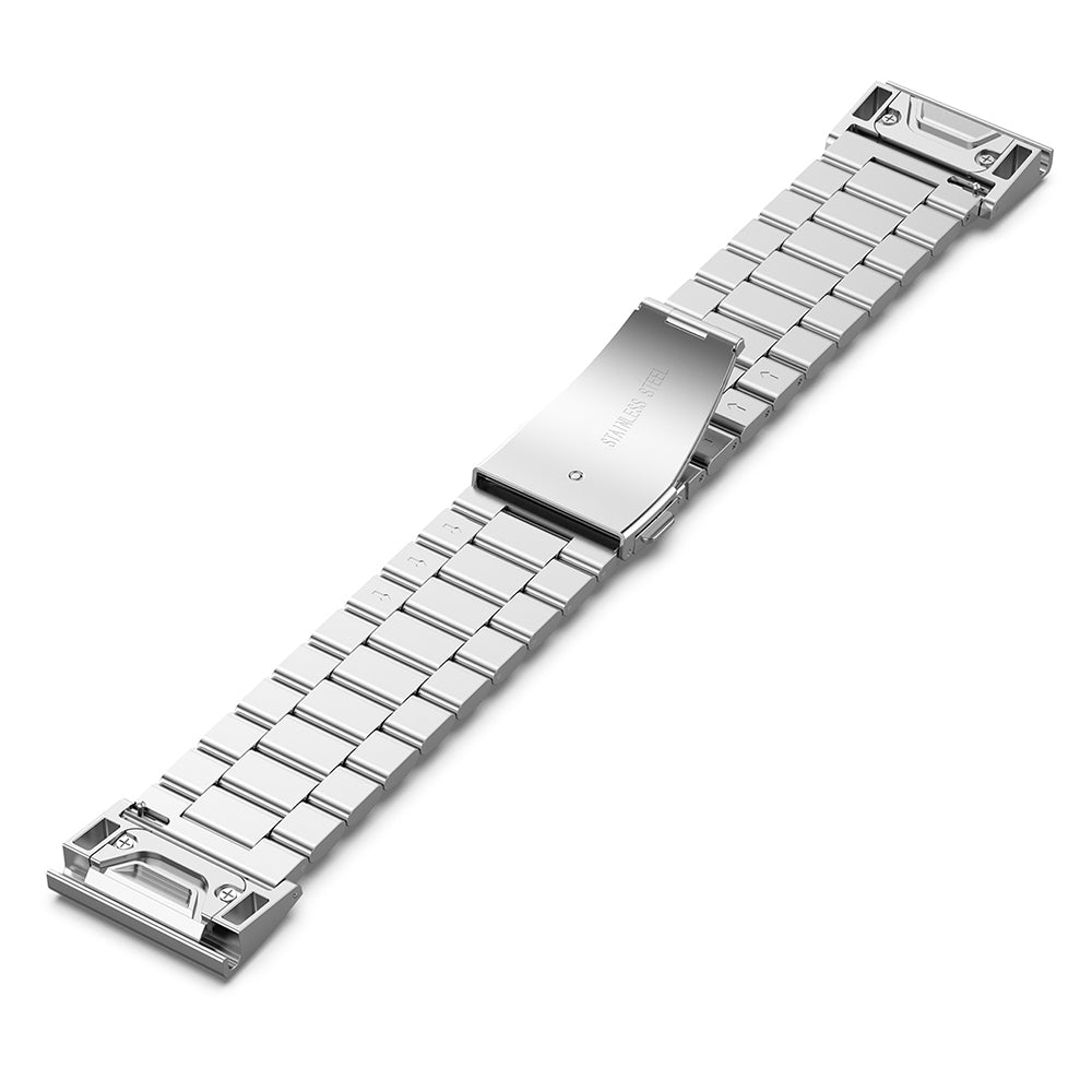 Λουράκι Techsuit W010 για Garmin Watch Fenix / Forerunner Series, 22mm, Ασημί