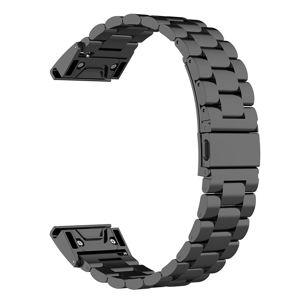 Λουράκι Techsuit W010 για Garmin Watch Fenix / Forerunner Series, 22mm, Μαύρο
