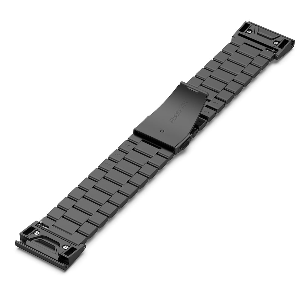 Λουράκι Techsuit W010 για Garmin Watch Fenix / Forerunner Series, 22mm, Μαύρο