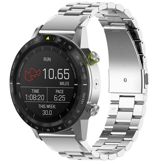 Λουράκι Techsuit W010 για Garmin Watch Fenix Series, 26mm, Ασημί