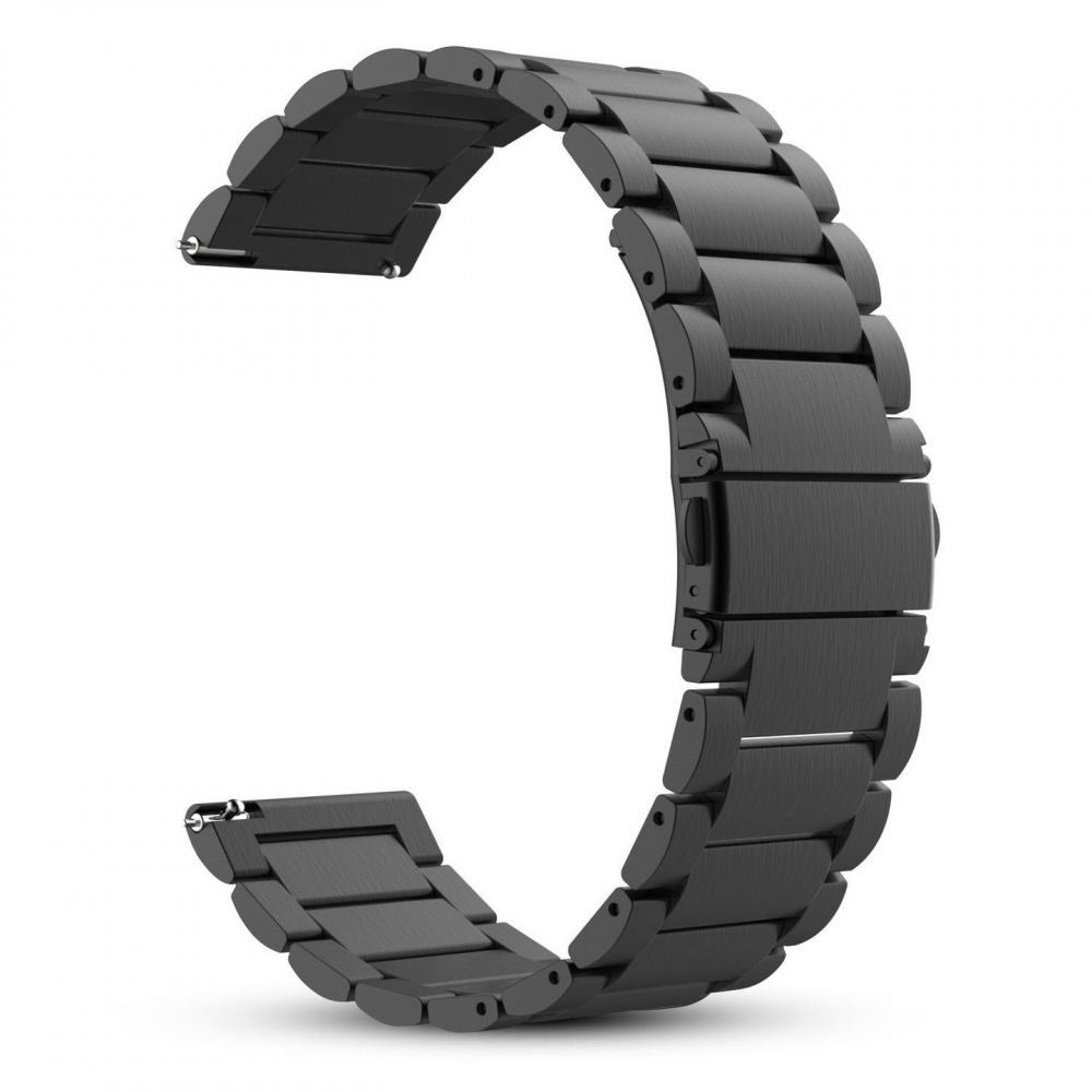 Λουράκι Techsuit W010 για Samsung Galaxy Watch / Huawei Watch Series, 20mm, Μαύρο