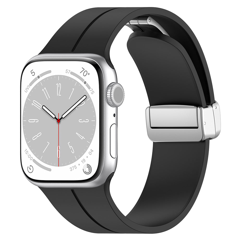 Λουράκι Techsuit W011 για Apple Watch 42mm / 41mm / 40mm / 38mm Series, Μαύρο