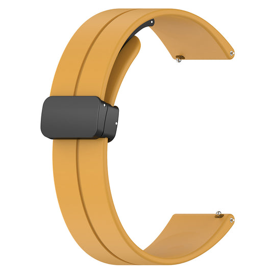 Λουράκι Techsuit W011 για Huawei Watch / Garmin Watch Series, 18mm, Κίτρινο