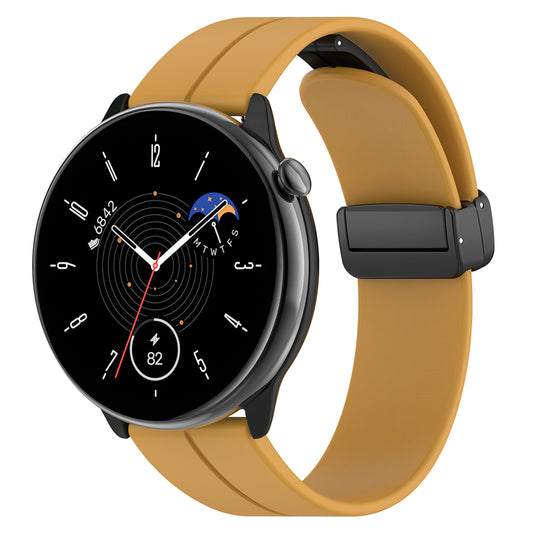 Λουράκι Techsuit W011 για Huawei Watch / Garmin Watch Series, 18mm, Κίτρινο